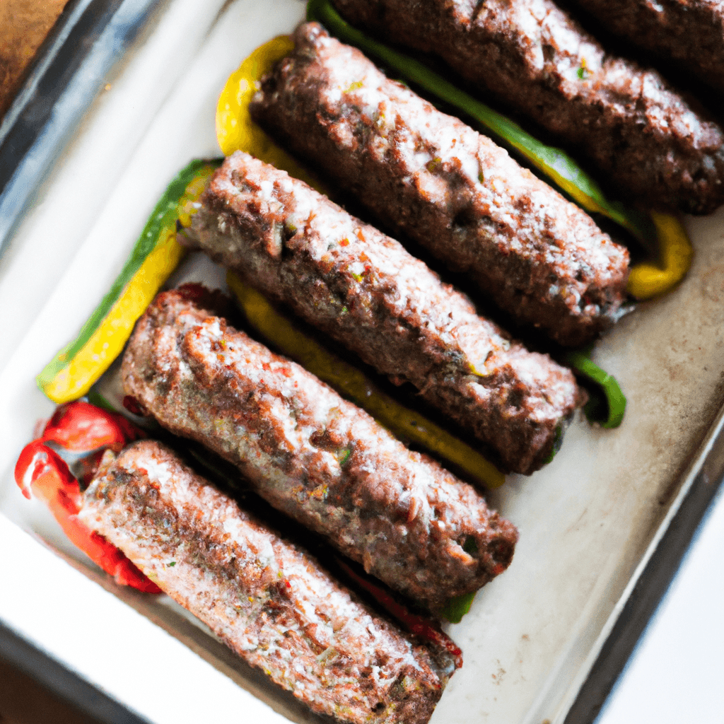 Homemade Persian Sheet Pan Beef Kefta Wraps