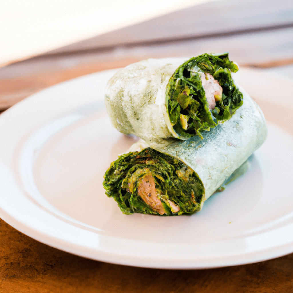 Delicious homemade Summer Spinach Wrap - Easy recipe with step-by-step instructions