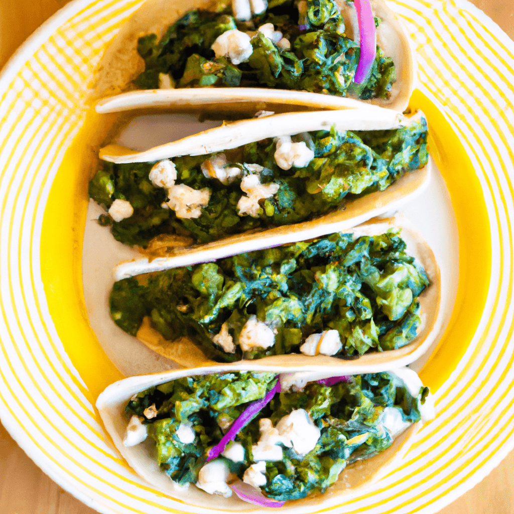 Family Friendly Spinach Tacos