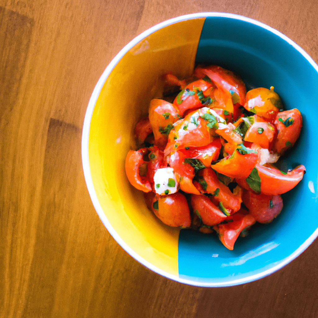 Delicious homemade High Protein Tomato Salad - easy recipe with step-by-step instructions