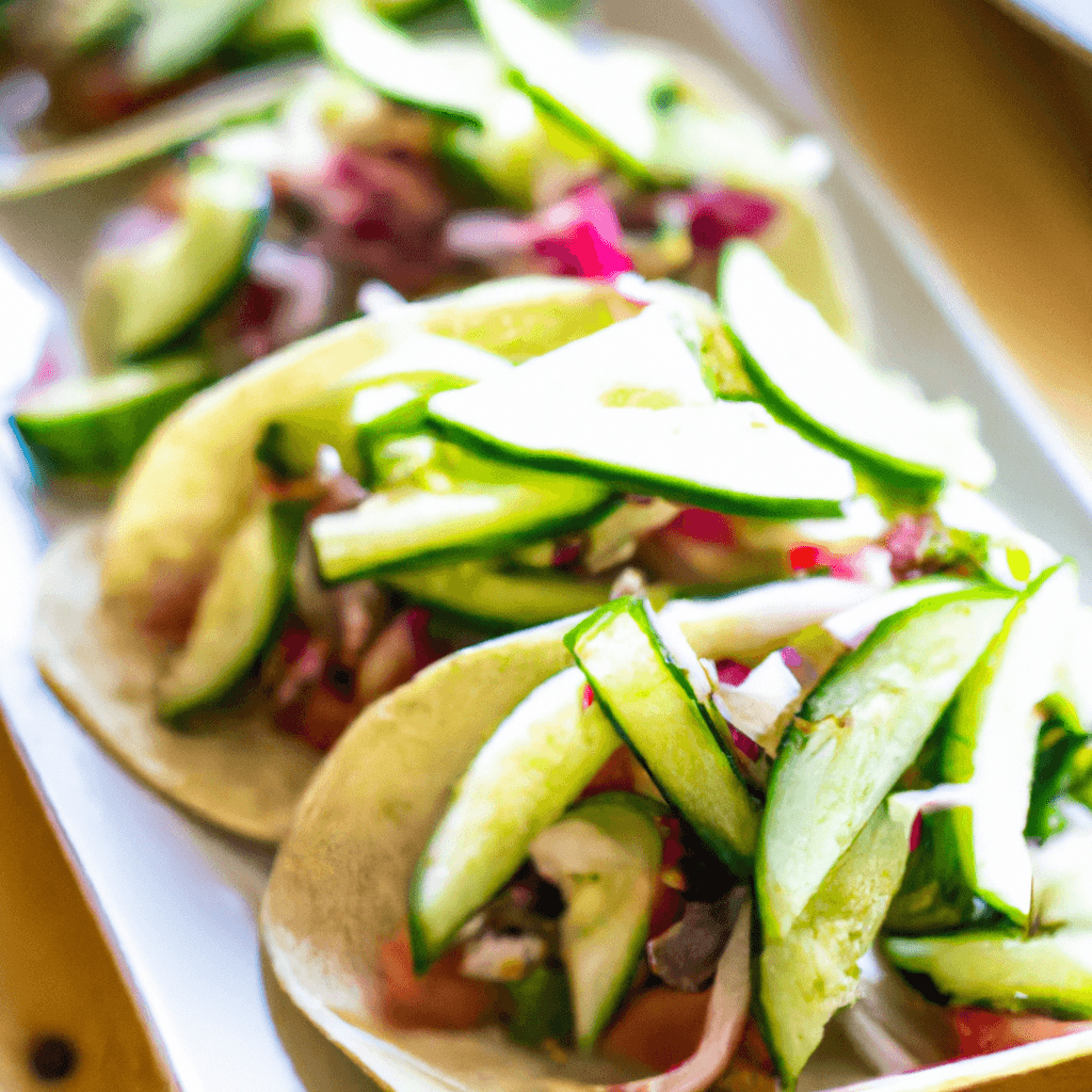 Delicious homemade Easy Cucumber Tacos - Easy recipe with step-by-step instructions