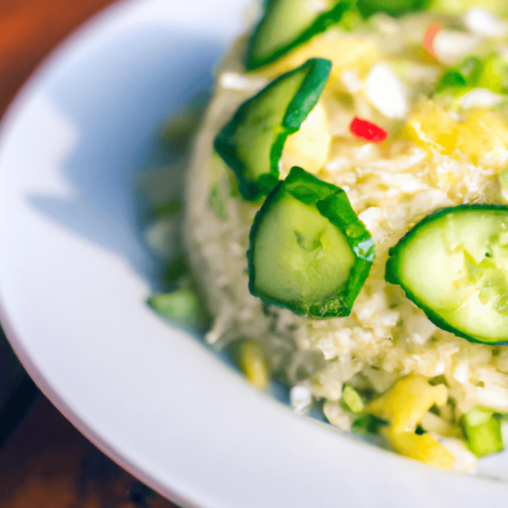 Vegetarian Cucumber Rice